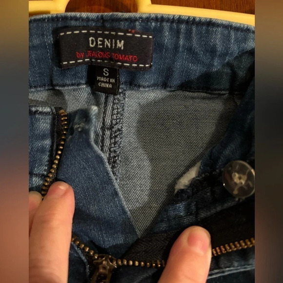 Jealous Tomato Bell Bottoms Jeans Flare High Rise size small - Picture 2 of 8